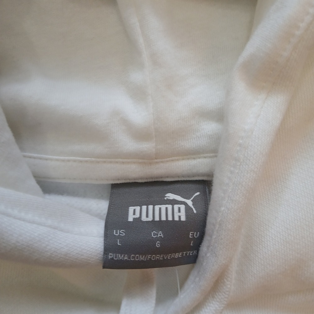 Puma Hoodie Mens Large White Copa America USA 2024 Sweatshirt Sweater Soccer - Picture 3 of 10